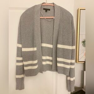 🍀2/$22 Gray Striped Women's Sweater
